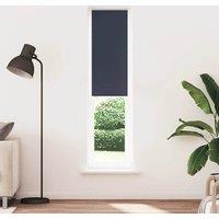 Berkfield Home Roller Blind Blackout Marine 55x230 cm Fabric Width 50.7 cm Polyester in Blue