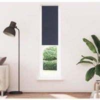 Berkfield Home Roller Blind Blackout Marine 55x210 cm Fabric Width 50.7 cm Polyester in Blue