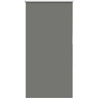 Berkfield Home Roller Blind Blackout Grey 80x130 cm Fabric Width 75.7 cm Polyester