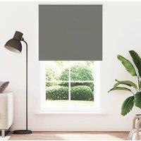 Berkfield Home Roller Blind Blackout Grey 125x210 cm Fabric Width 121.6 cm Polyester
