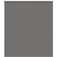 Berkfield Home Roller Blind Blackout Grey 125x130 cm Fabric Width 121.6 cm Polyester