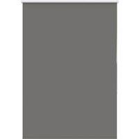 Berkfield Home Roller Blind Blackout Grey 115x150 cm Fabric Width 110.7 cm Polyester