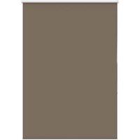 Berkfield Home Roller Blind Blackout Coffee 95x130 cm Fabric Width 90.7 cm Polyester in Brown