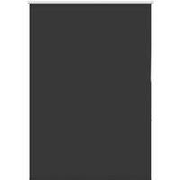 Berkfield Home Roller Blind Blackout Black 110x150 cm Fabric Width 105.7 cm Polyester
