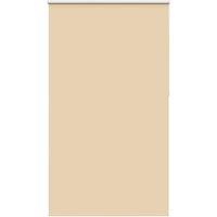Berkfield Home Roller Blind Blackout Beige 130x210 cm Fabric Width 126.6 cm Polyester