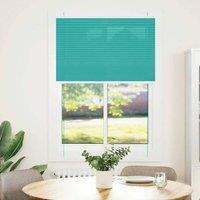 Berkfield Home Pleated Blind Petrol Green 90x150 cm Fabric Width 89.4 cm Polyester in Aqua