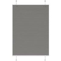Berkfield Home Pleated Blind Anthracite 90x100 cm Fabric Width 89.4 cm Polyester in Dark Grey