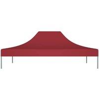 Berkfield Home Party Tent Roof 4x3 m Burgundy 270 g/m