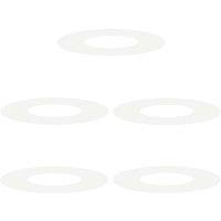Berkfield Home Plastic Planter White Plastic Large Plastic Planter Round
