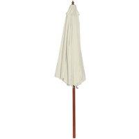 Berkfield Home Parasol 300x258 cm Sand White in Off-White