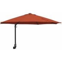 Berkfield Home Patio Umbrella Terracotta Aluminium frame, Polyester canopy Large