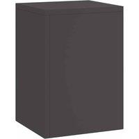 Berkfield Home Outdoor Plant Stands Pillar 3 pcs Black Steel
