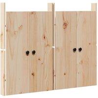 Berkfield Home Outdoor Kitchen Doors 2 pcs 50x9x82 cm Solid Wood Pine in Cream | Size: 50 x 9 x 82 cm