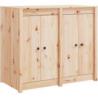 Berkfield Home Outdoor Kitchen Cabinet Solid Wood Pine in Light Tan