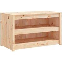 Berkfield Home Outdoor Kitchen Cabinet 106x55x64 cm Solid Wood Pine in Natural | Size: 106 x 55 x 64 cm