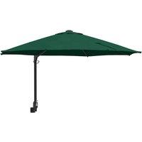 Berkfield Home Large Green Patio Umbrella Metal, Polyester Large Tiltable