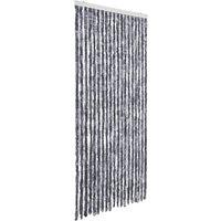 Berkfield Home Insect Curtain Silver 56x185 cm Chenille