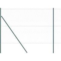 Berkfield Home Hexagon Fence Green 1.5x100 m Steel