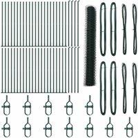 Berkfield Home Hexagon Fence Green 1.2x100 m Steel
