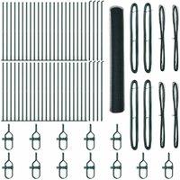 Berkfield Home Hexagon Fence Green 1.2x100 m Steel