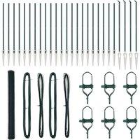 Berkfield Home Hexagon Fence Green 1, 6x50 m Steel