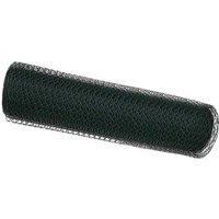 Berkfield Home Hexagon Fence Green 0.4x50 m Steel