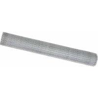 Berkfield Home Hexagon Fence 1x10 m Galvanised Steel in Silver