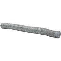 Berkfield Home Hexagon Fence 1.2x10 m Galvanised Steel in Silver
