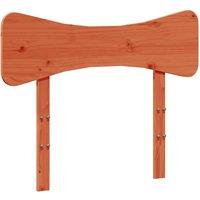 Berkfield Home Headboard Wax Brown 100 cm Solid Wood Pine in Orange