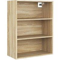 Berkfield Home Hanging Wall Cabinet Sonoma Oak 69.5x32.5x90 cm in Light Oak