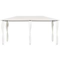 Berkfield Home Gazebo with Post Covers 3x6x2.6 m Cream 160 g/m