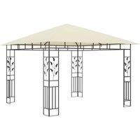 Berkfield Home Gazebo with Mosquito Net 3x3x2.73 m Cream 180 g/m