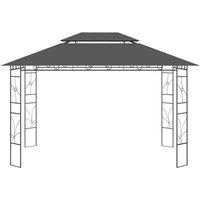 Berkfield Home Gazebo 4x3x2.7 m Anthracite 160 g/m in Dark Grey