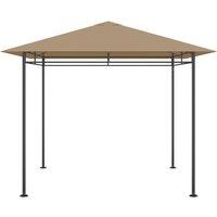 Berkfield Home Gazebo 3x3x2.7 m Taupe 180 g/m