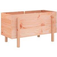 Berkfield Home Garden Raised Bed 101x50x57 cm Solid Wood Douglas in Light Brown | Size: 101 x 50 x 57 cm