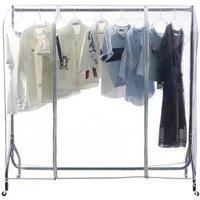 Havendro 4ft Zip-Up Transparent Clothes Rail Cover, Waterproof in Clear