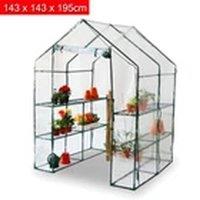 Kelvenix New Greenhouse Grow Walk In Plastic Plant Vegetables in Clear