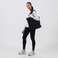 Fine White Line Women's Padded Tote Bag in Black