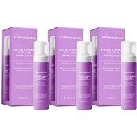 GlowCocktail London Women's 3 X Restore & Hydrate Collagen Serum 30Ml in Purple | Size: 90ml