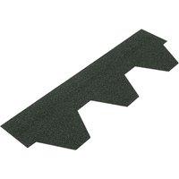 Living and Home 18Pcs Trapezoid Self-Adhesive Asphalt Tiles Bitumen Roofing in Green