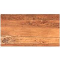 Berkfield Home Table Top 100x60x2.5 cm Rectangular Solid Wood Acacia in Brown