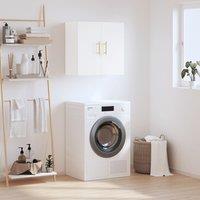 Berkfield Home Wall Cabinet White 60x31x60 cm Engineered Wood | Size: 60 x 31 x 60 cm