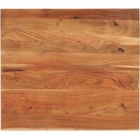 Berkfield Home Table Top 90x80x3.8 cm Rectangular Solid Wood Acacia in Brown