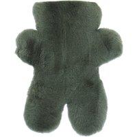 Fenland England 'Teddy' Real Sheepskin Water Bottle in Green