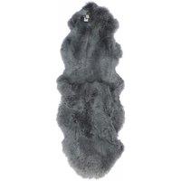 Fenland England Real Sheepskin Double Rug in Grey | Size: Medium