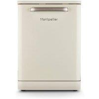 Montpellier MAB1353DC - Cream 13 Place Settings Retro Dishwasher - D Energy Rating