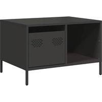 Berkfield Home Coffee Table Black 68.5x50x43.5 cm Cold-rolled Steel