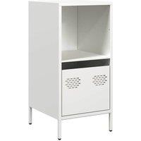 Berkfield Home Sideboard White 35x39x73.5 cm Cold-rolled Steel