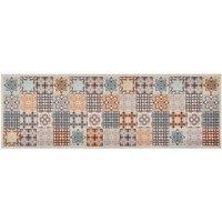 Berkfield Home Kitchen Carpet Washable Mosaic Colour 60x180 cm