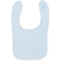 Larkwood Plain & Contrast Bib in Pale Blue
